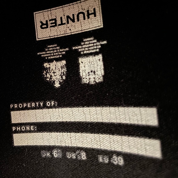 Hunter Boots Mid Calf all matte black - Picture 4 of 6